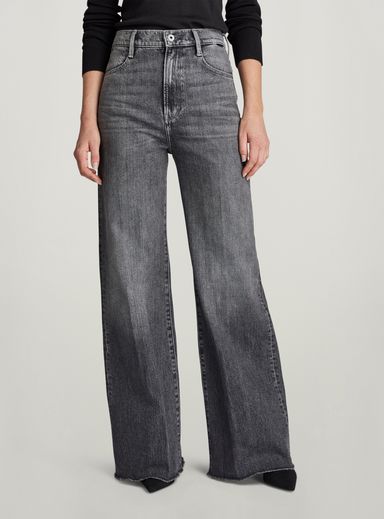 Deck Ultra High Wide Leg Jeans